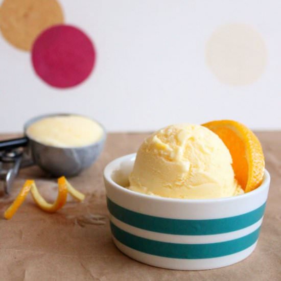 Orange Mascarpone Ice Cream - Recipe photo by Wild wild whisk