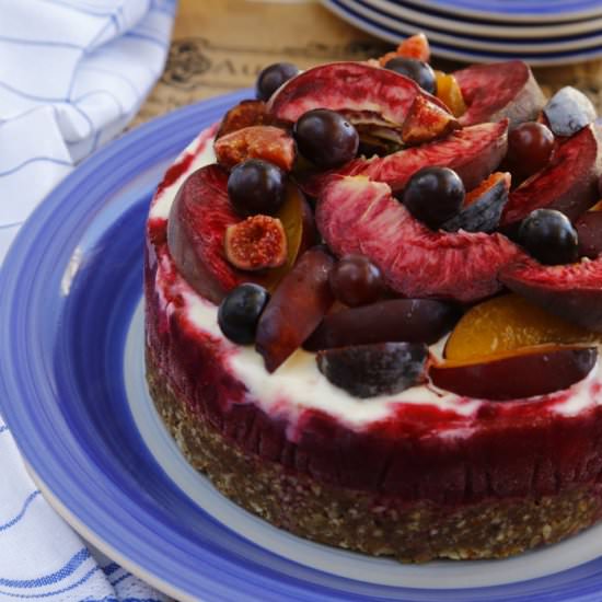 Early Autumn Frozen Cheesecake - Recipe photo by blanblan