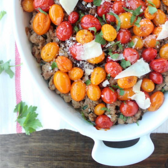 Italian Polenta Turkey Casserole - Recipe photo by Whitney Bond