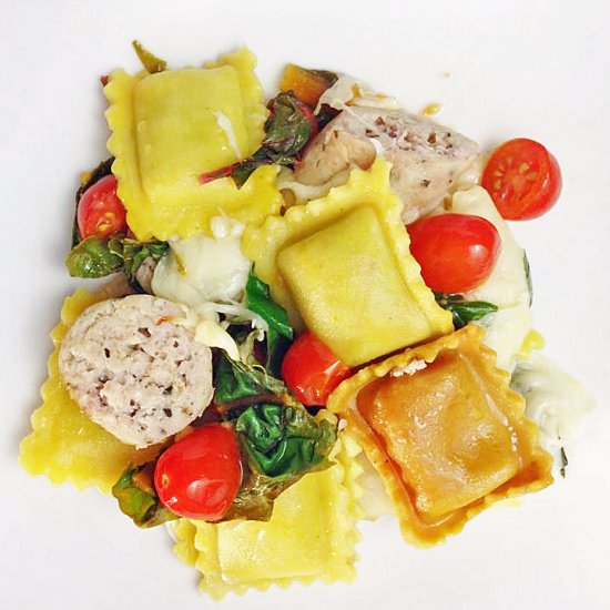 Sausage Ravioli Bake - Recipe photo by ieatthereforeicook