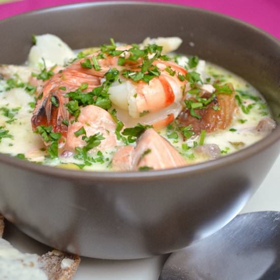 Irish Seafood Chowder - Recipe photo by gingerlemonandspice
