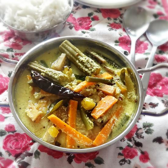Mixed Vegetables Stew with Coconut - Recipe photo by myindiantaste