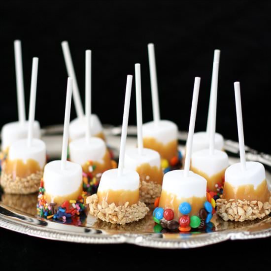 Caramel Marshmallow Pops - Recipe photo by JessicaLovesButter