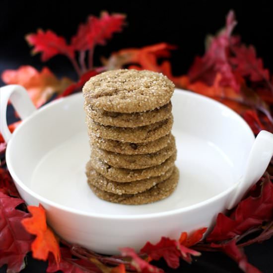 Pumpkin Gingersnap Cookies - Recipe photo by JessicaLovesButter