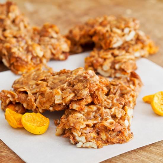 GF Golden Berry Granola Bars - Recipe photo by avocadopesto