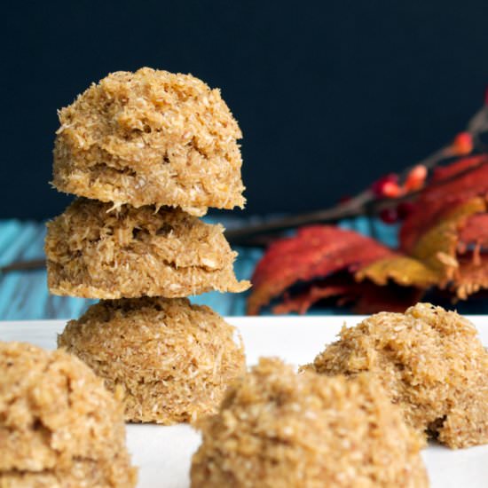 No Bake Pumpkin Cookies - Recipe photo by plaidandpaleo
