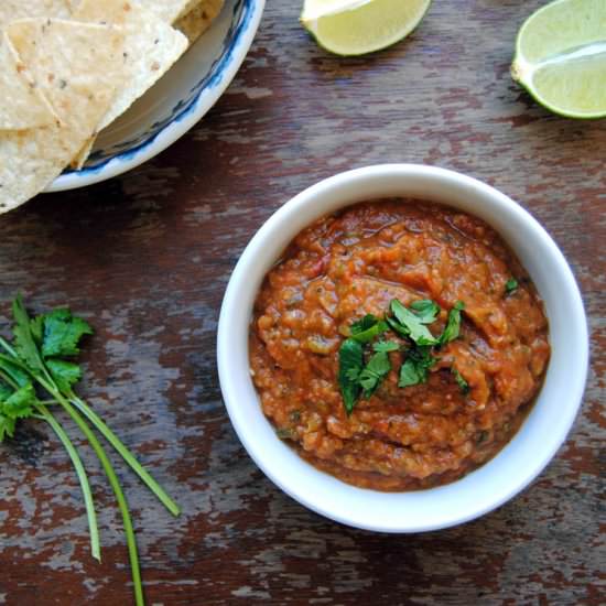 Roasted Tomato Salsa - Recipe photo by chubbysoul