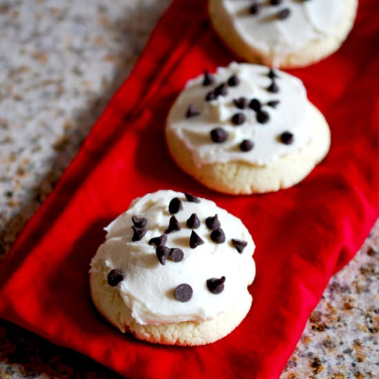 Cookie Dough Frosted Sugar Cookies - Recipe photo by evabakes