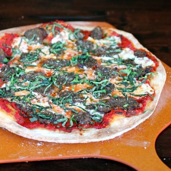 Meatball Pizza - Recipe photo by lisasdinnertimedish