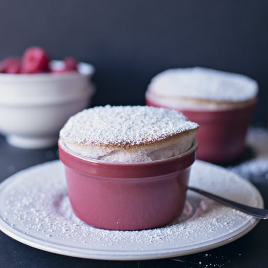 Raspberry Soufflé - Recipe photo by Adore Foods