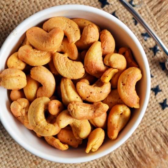 Oven Roasted Cashew Nuts - Recipe photo by Harini123