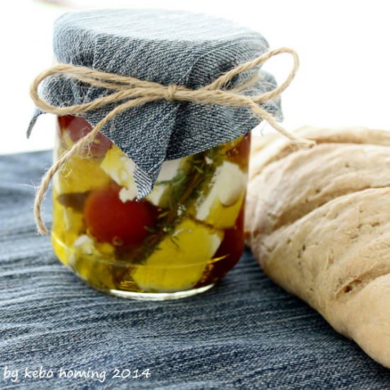 Pickled Feta Cheese - Recipe photo by Kebo homing