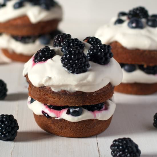 Blackberry mini cakes - Recipe photo by subscriptionmaven