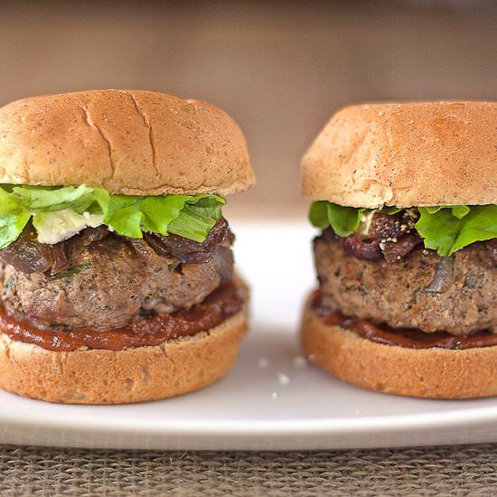 Lamb Sliders with Date Ketchup - Recipe photo by veggiesbycandlelight
