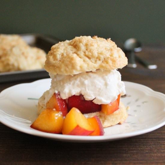 Peach Shortcake - Recipe photo by Wild wild whisk