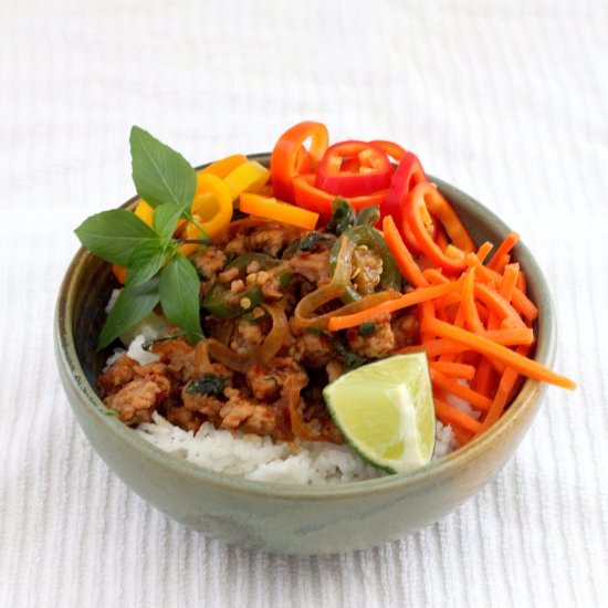 Thai Basil Pork - Recipe photo by jenessasdinners