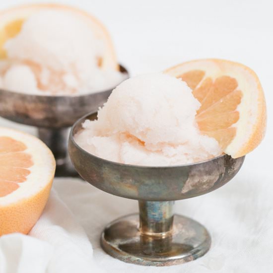 Old-Fashioned Grapefruit Ice - Recipe photo by sugarandcharm