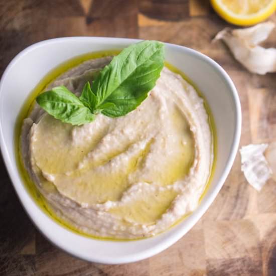 Cannellini Bean Dip - Recipe photo by The Salty Tomato LC