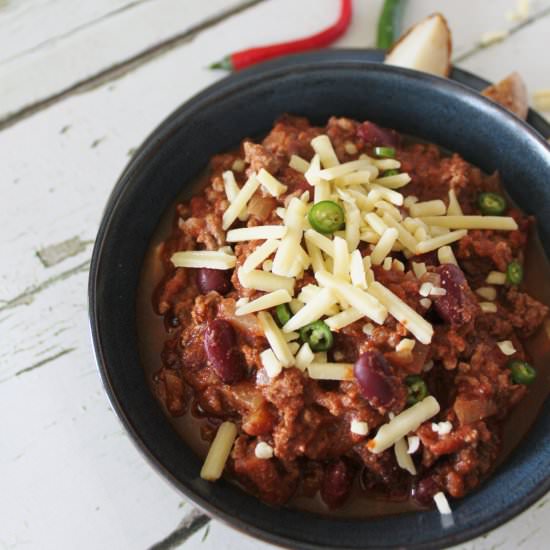 Quick & Easy Weekday Chilli - Recipe photo by EatDrinkCook