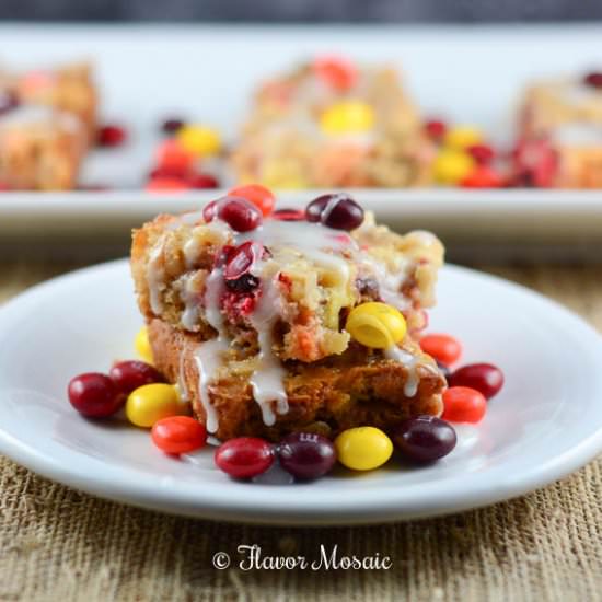 Candy Apple M&M Magic Bars - Recipe photo by Flavor Mosaic