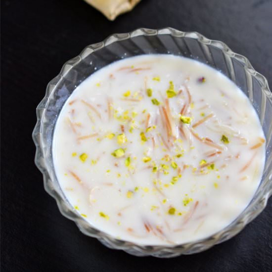 Vegan Vermicelli Pudding - Recipe photo by Indian Khana