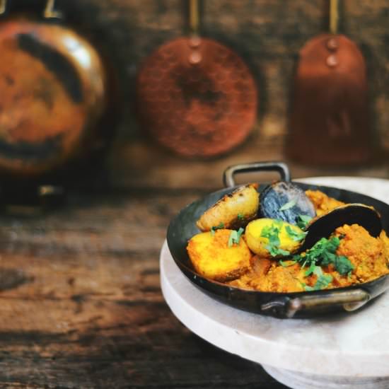 Dum Aloo - Recipe photo by abrowntable