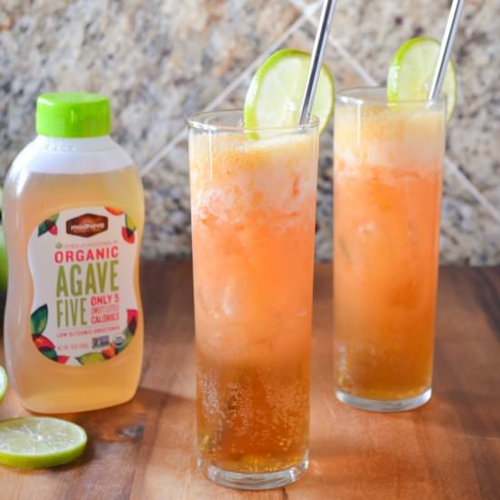 Peach Moscow Mules - Recipe photo by serenabakessimplyfrom scratch