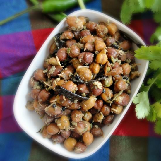 Chickpeas Sundal - Recipe photo by sathyapriya