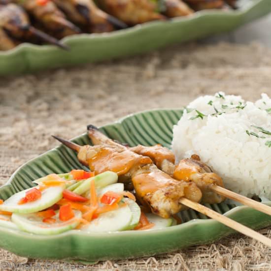 Chicken Satay - Recipe photo by What A Girl Eats