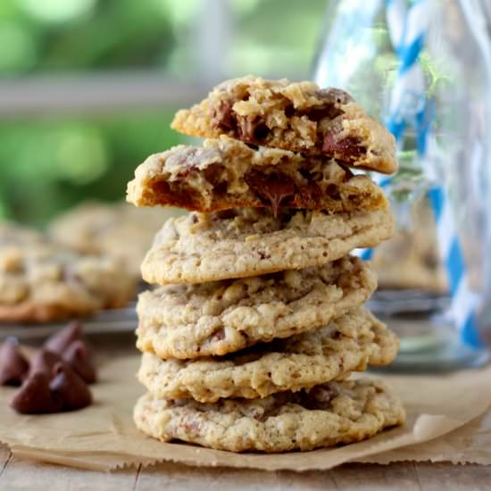 Oatmeal Chocolate Chip Cookies - Recipe photo by yourcupofcake