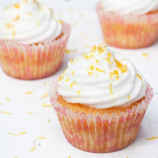 Lemon Cupcakes & Fluffy Frosting - Recipe photo by emmathompson