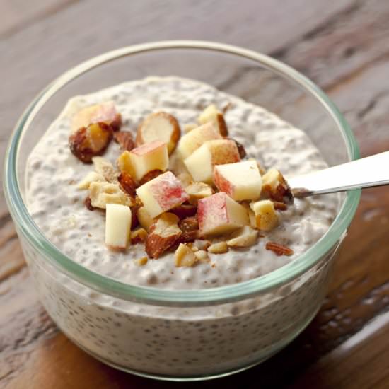 Chia Seed Banana Breakfast Pudding - Recipe photo by LowCarbHighFatRecipes.com