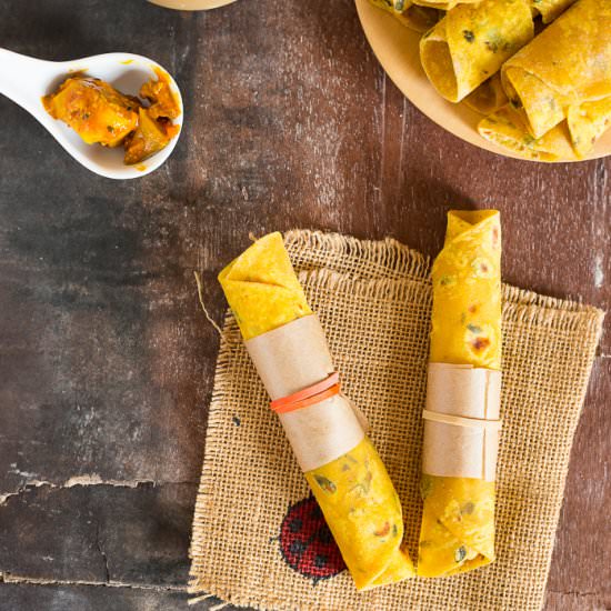 Methi Thepla - Recipe photo by Sandhya Hariharan