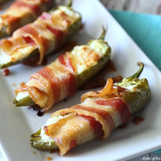 Bacon Ranch Jalapeño Peppers - Recipe photo by thebelleofthekitchen