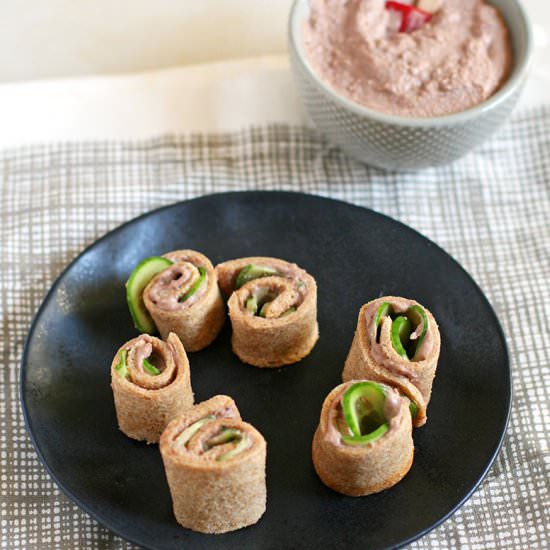 Hummus Sushi - Recipe photo by CAVA