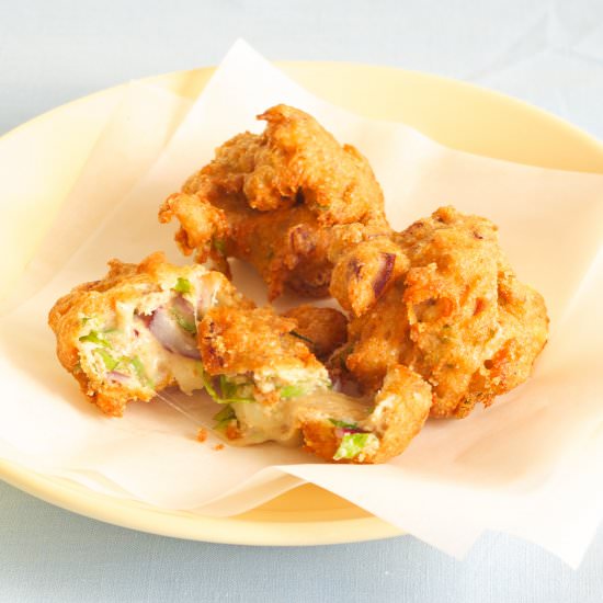 Cheesy Choux Fritters - Recipe photo by deliciousfromscratch