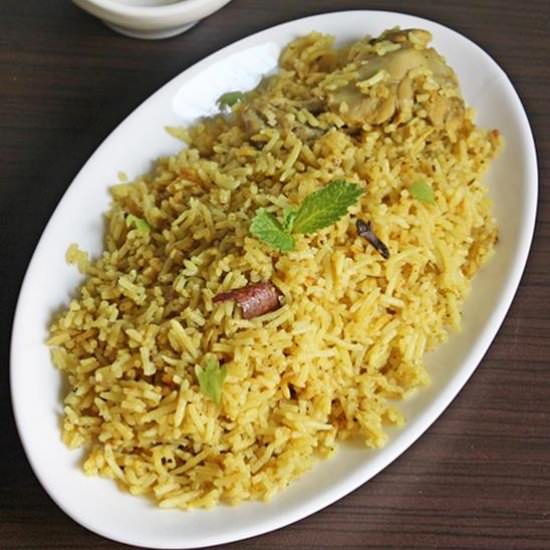 Muslim biryani - Recipe photo by swasthfreak