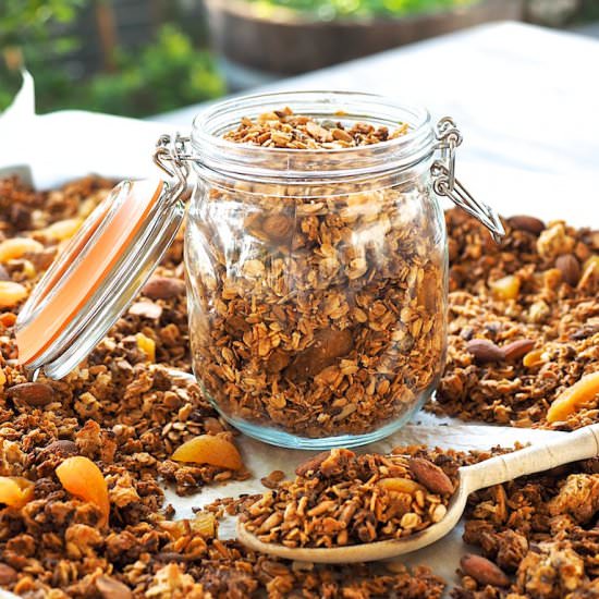 Homemade Granola with Agave - Recipe photo by silviacucina