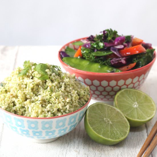 Thai Broccoli & Cauliflower Rice - Recipe photo by myfussyeater