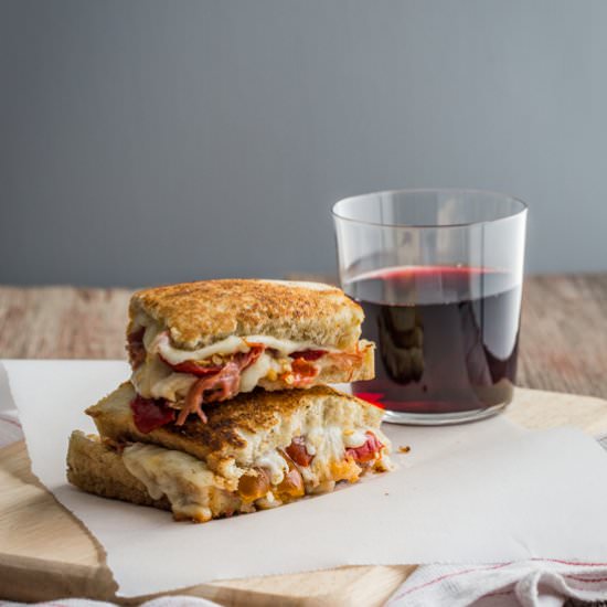 Pepper Provolone Grilled Cheese - Recipe photo by Jelly Toast