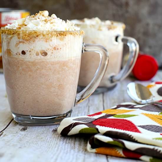 Pumpkin Spice White Hot Chocolate - Recipe photo by picsandpastries