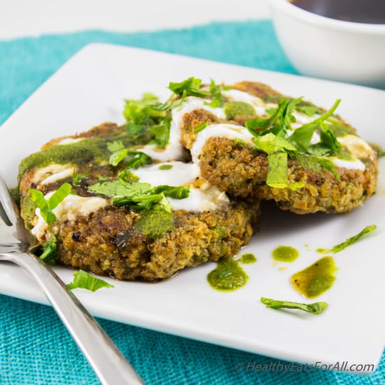 Cauliflower Broccoli Quinoa Burgers - Recipe photo by healthyeatsforall