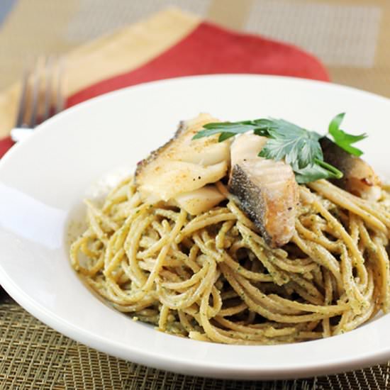Agliata Linguini - Recipe photo by Food Gal