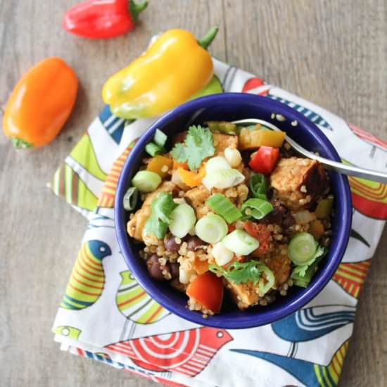Cilantro Lime Tempeh Bowl - Recipe photo by kneadtocook