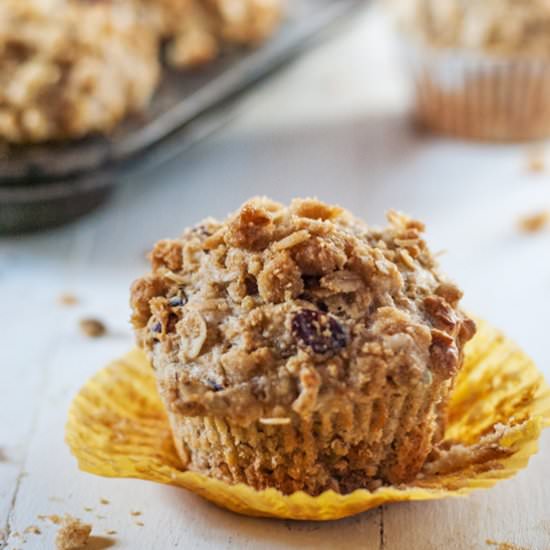 Banana Muesli Muffins - Recipe photo by subscriptionmaven