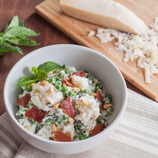 Cauliflower in Ricotta Sauce - Recipe photo by naturalcomfortkitchen