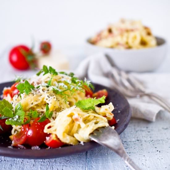 Spaghetti Carbonara - Recipe photo by Michela