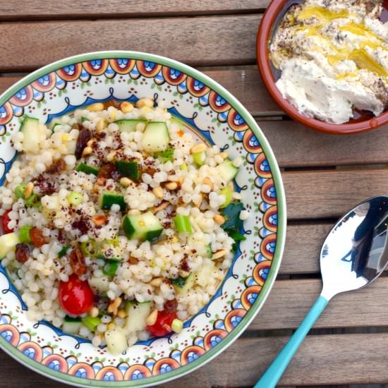 Lemony Couscous Salad - Recipe photo by manjumahadevan