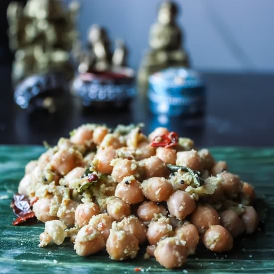CHICKPEAS SNACK/ CHANA SUNDAL - Recipe photo by Relishthebite