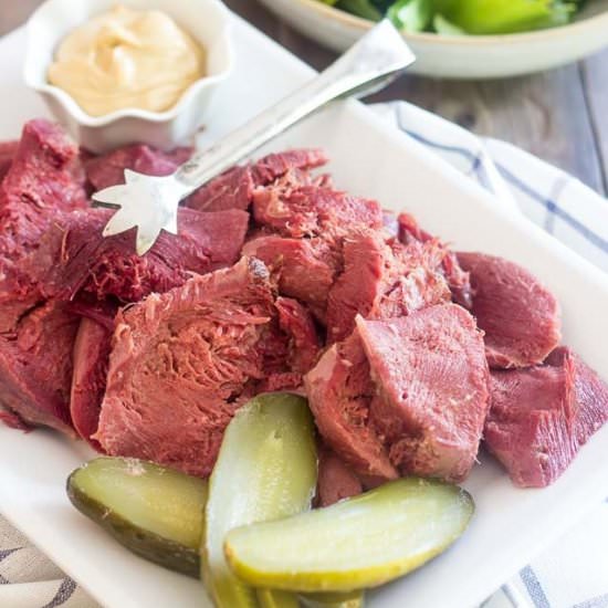 Pickled Beef Tongue - Recipe photo by The Healthy Foodie